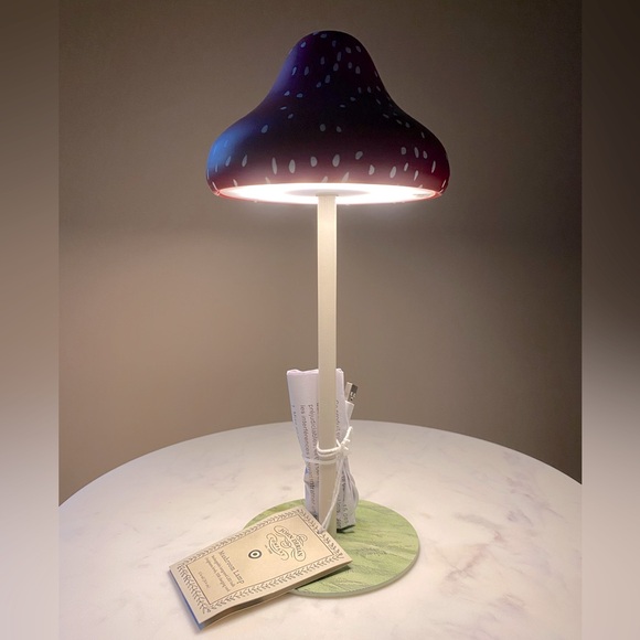 NWT John Derian Rechargeable LED Mushroom Lamp 🍄 - Picture 12 of 12